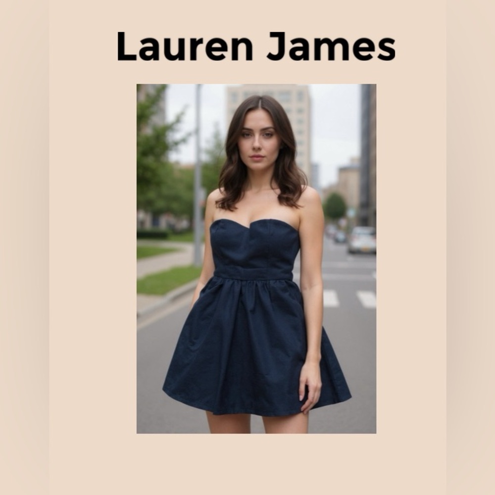 Lauren James Women’s Savannah Strapless Mini Dress Size Medium